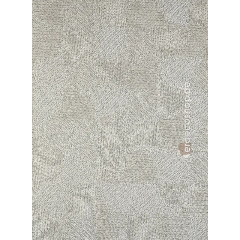 Natural Z48441 steinbeige creme Strick-Block handgestrickt organisch warm Strukturtapete Wohnzimmer
