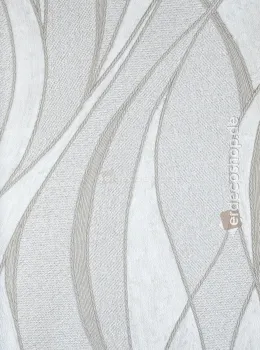 Natural Z48447 – White Grey Wide Swirling Wave Wallpaper, 5.32m²