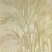 Philipp Plein 2 Z81017 Elfenbein Gestreift mit Soften Tropischen Palmenblättern, 10m²