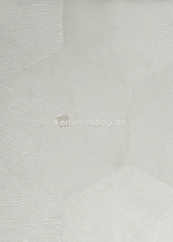 Philipp Plein 2 Z81026 Hexagon Pattern Cream-Ivory Textured Luxury Wallpaper, 10m²
