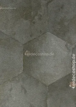 Philipp Plein 2 Z81027 Hexagon Pattern Smoky Grey Textured Luxury Wallpaper, 10m²
