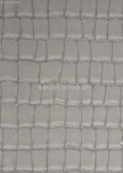Philipp Plein 2 Z81036 Crocodile Skin Effect Dark Grey Luxury Wallpaper, 10m²