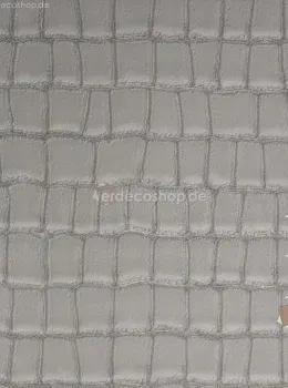 Papier Peint Philipp Plein 2 Z81036 Effet Peau de Crocodile Gris Foncé de Luxe, 10m²