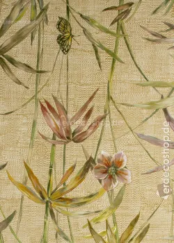 Philipp Plein 2 Z81044 Tropical Bamboo and Butterfly Wallpaper, 10m²