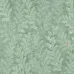Satin Flowers Z66811 Tapete mit beigen Blättern auf grün-grau