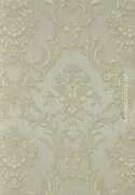 Satin Flowers Z66837 Klasik damask desenli bej duvar kağıdı