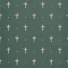 Satin Flowers Z66851 Dark Green Floral Wallpaper