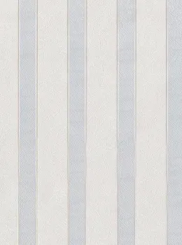 Satin Flowers Z66855 Beyaz-Gri Dikey Çizgili Duvar Kağıdı