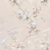 Satin Flowers Z66861 papier peint romantique à grandes fleurs pastel