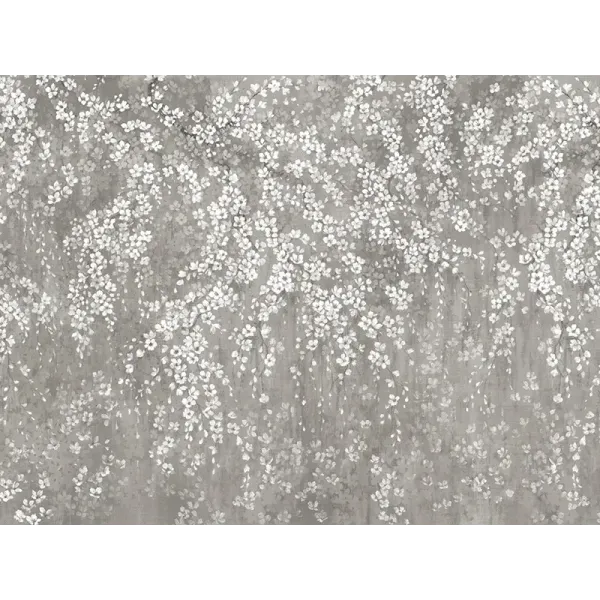 Zambaiti Parati Z66876 Panneau Mural Fleurs Blanches