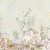 Satin Flowers Z66879 Pastell Blumen Garten Wandpaneele
