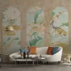 Panneau Papier Peint Zambaiti Parati Satin flowers Z66867