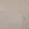 Salmon-colored embossed wallpaper from the Savana collection with a wavy feather-like pattern