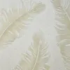 Savana Z77529 Papier Peint à Motif Plume Beige Doux 5m²