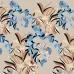 Savana Z77556 Panneau de Papier Peint Feuilles Bleues et Marron