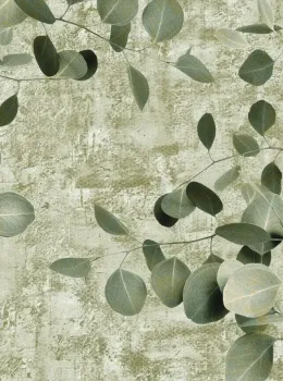 Savana Z77598 Panneau Mural Feuilles Eucalyptus Vert