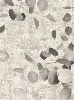 Savana Z77599 Panneau Mural Feuilles Eucalyptus Grises