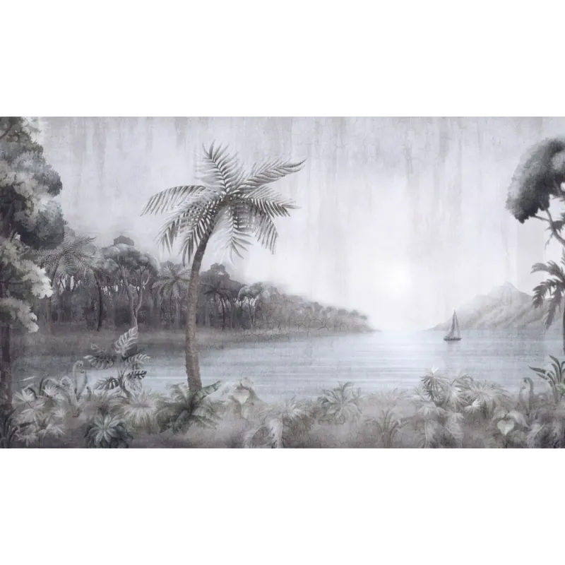 Zambaiti Parati Z77581 Panneau Mural Paysage Tropical Facrava