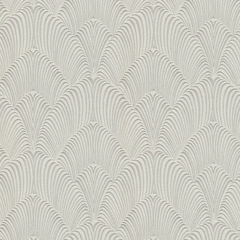 Tradizione Z21714 papier peint gris clair tissu géométrique