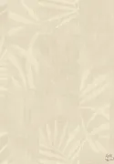 Trussardi 7 Z18915, Jutestruktur Beige Tropisches Blattmuster Tapete, 7m²