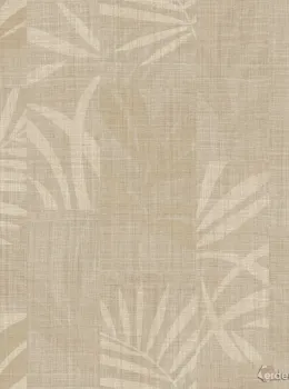 Trussardi 7 Z18924, Keten Dokulu Tropikal Yaprak Duvar Kağıdı, 7m²