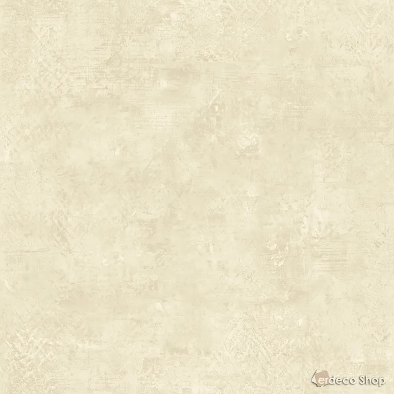 Papier peint en fibre intissée moderne à texture légère et aspect vieilli abstrait dans des tons crème/beige