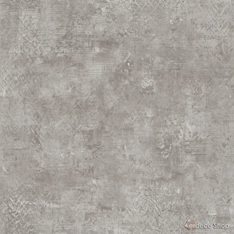 Papier peint en fibre intissée moderne à texture légère et aspect béton vieilli abstrait dans des tons gris/beige