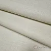 Plain linen-textured light beige non-woven wallpaper
