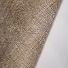 Modern non-woven wallpaper with jute/linen texture in light brown and beige tones
