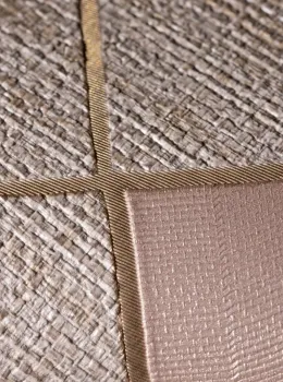 Trussardi 7 Z18946, Modern Bej Keten Dokulu Duvar Kağıdı, 7m²