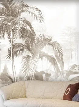 Trussardi 8 Z30361, Palmier Arbres Tropicaux Panneau Mural, 9m²