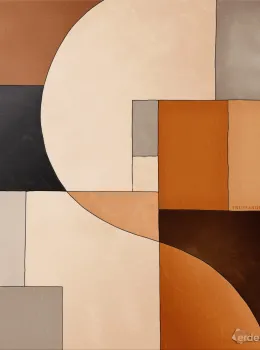 Trussardi 8 Z30376, Geometric Art Wall Panel, 9m²
