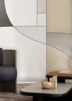 Trussardi 8 Z30376, Geometrisches Kunst Tapeten Paneel, 9m²