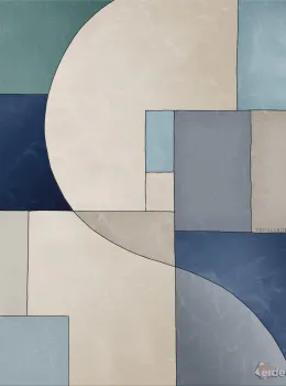 Trussardi 8 Z30378, Panneau Mural Art Géométrique, 9m²