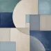 Trussardi 8 Z30378, Geometric Art Wall Panel, 9m²