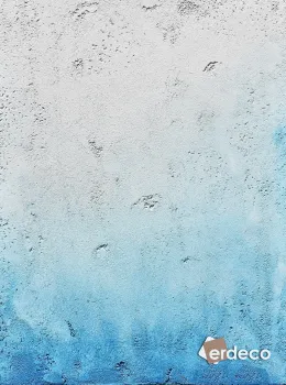 Blue-to-Off-White Transition Effect Concrete Wall Design m², E111