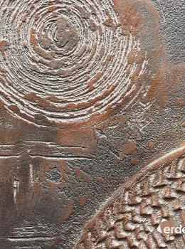 Metal Effect Geometric Pattern Decorative Wall Design m², E121