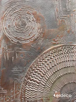Metal Effect Geometric Pattern Decorative Wall Design m², E121
