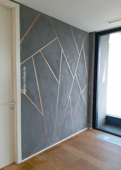 Geometrisch Lamellierte Beton Dekorative Wandgestaltung m², E124